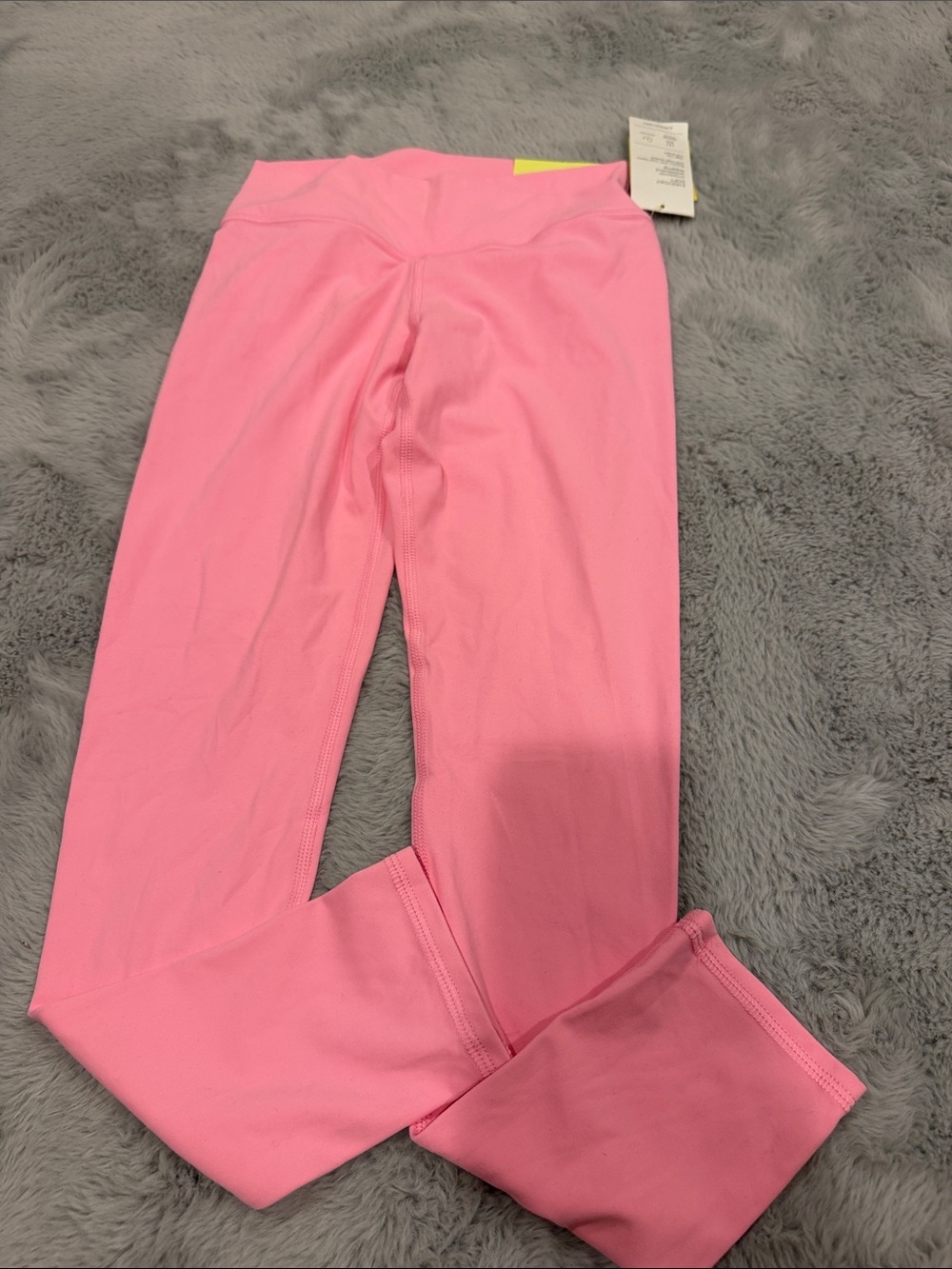 Girls Pink Active Leggings medium 8